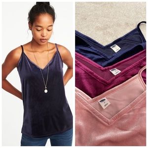 ✌️☝️3 Crushed Velvet ON Tank Tops